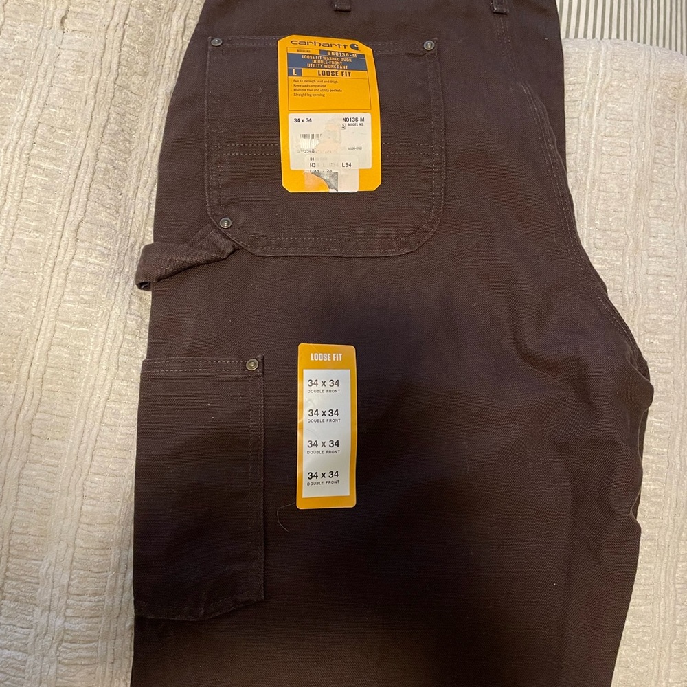 Carhartt Double Knee Brown Pants